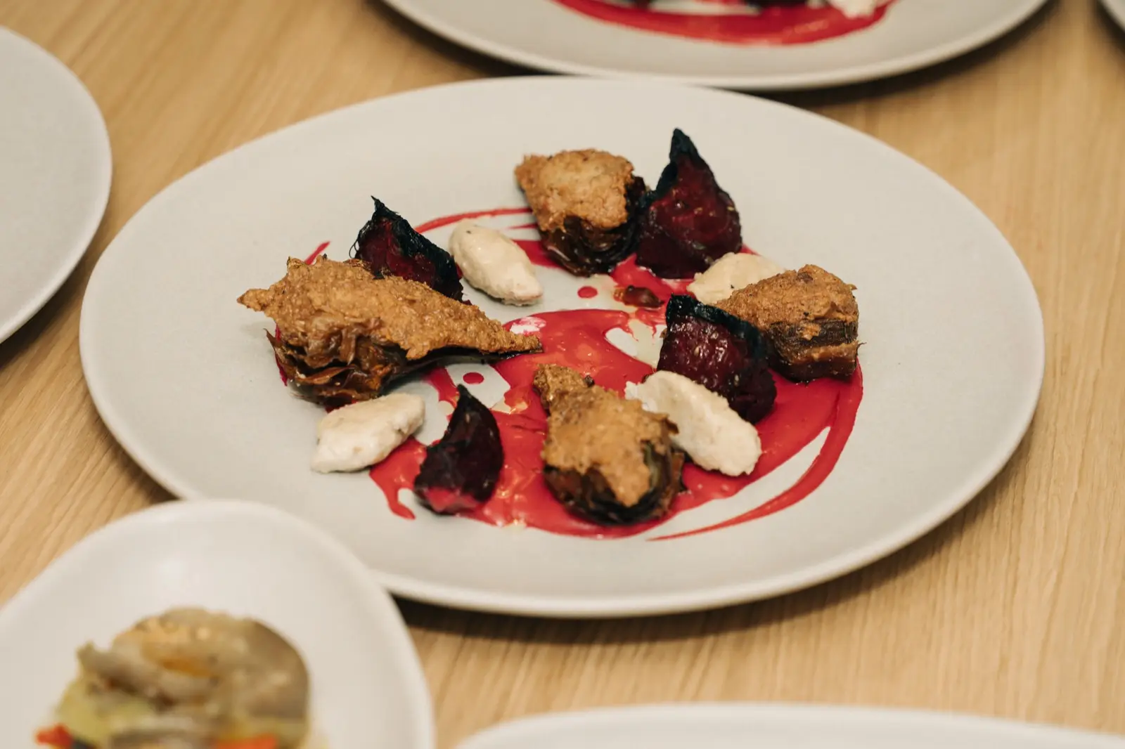 A plated course
